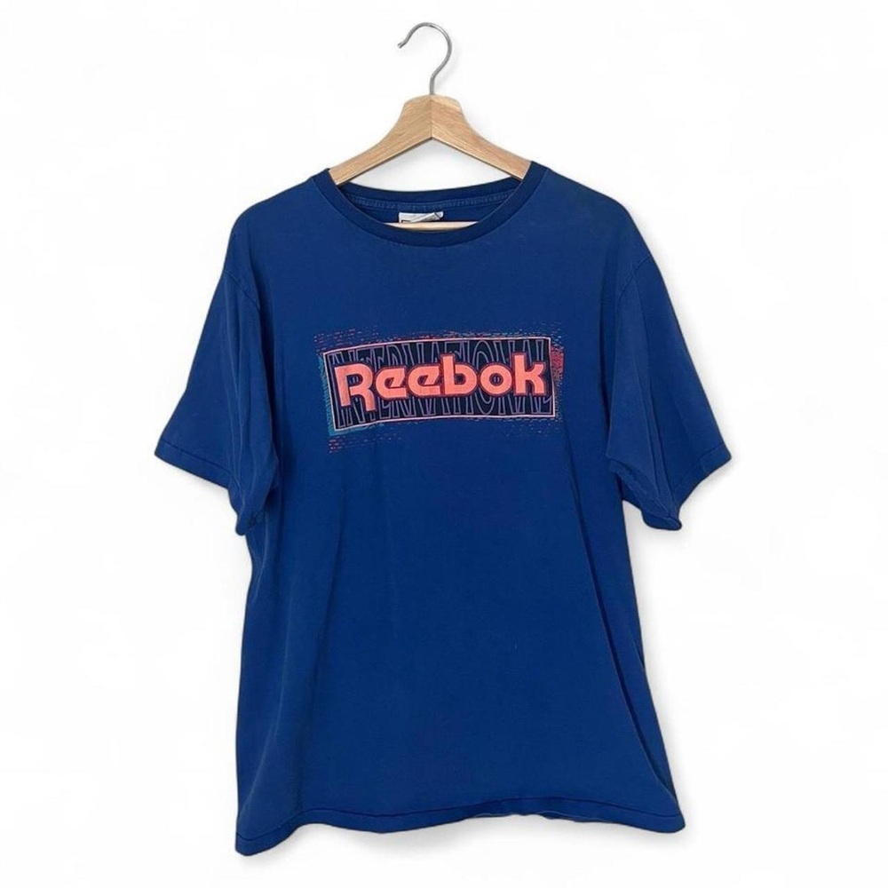 Reebok International Vintage Blue T shirt